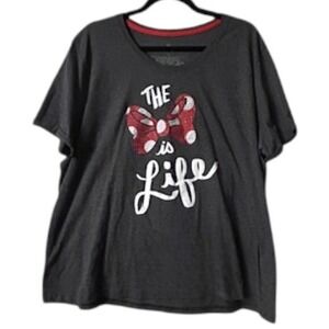 Disney Minnie Mouse Bow Graphic T Shirt 3X Whimsical Playful Magical Nostalgia
